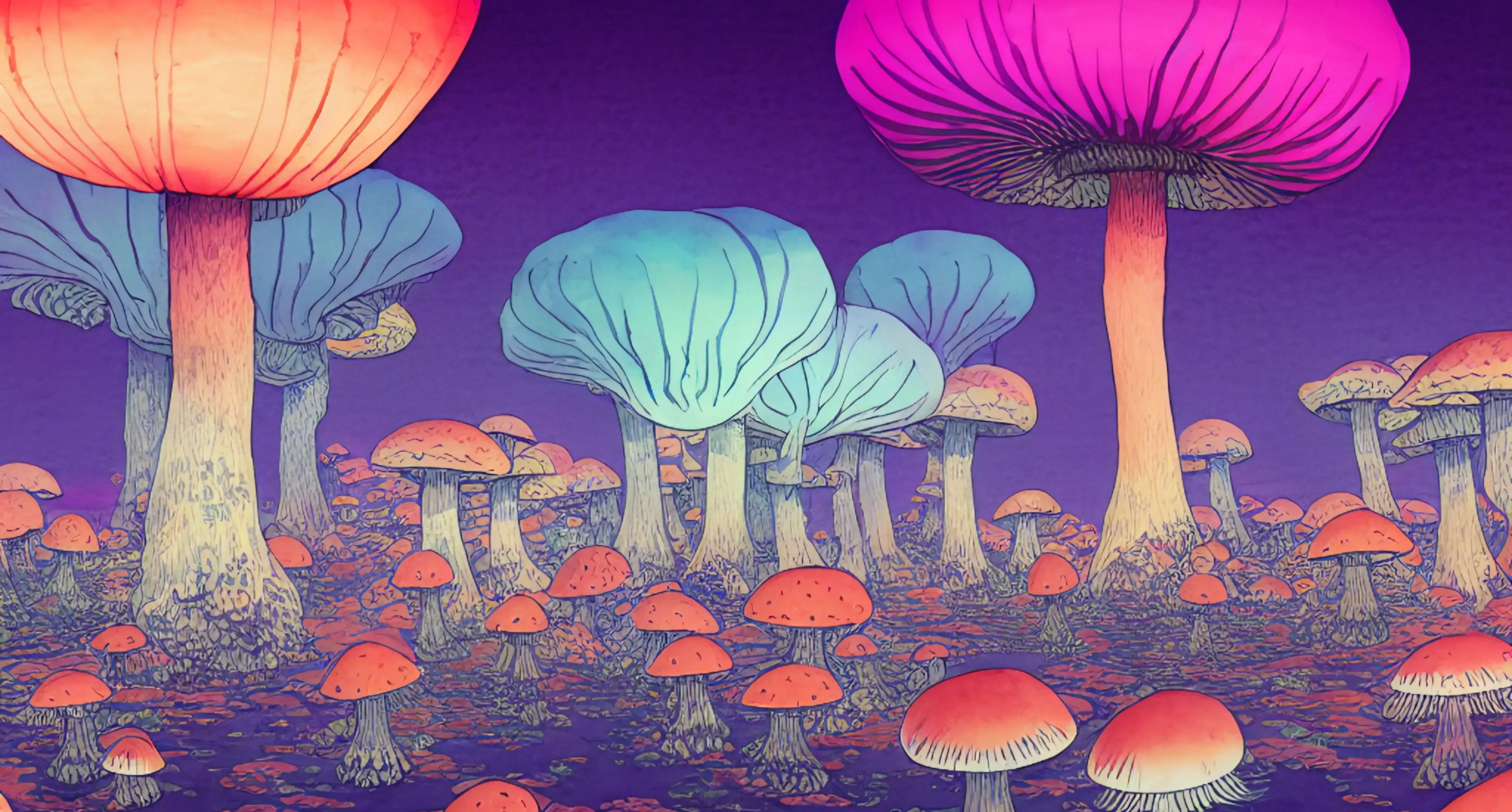 Desktop wallpaper generated with Stable Diffusion, variation 1