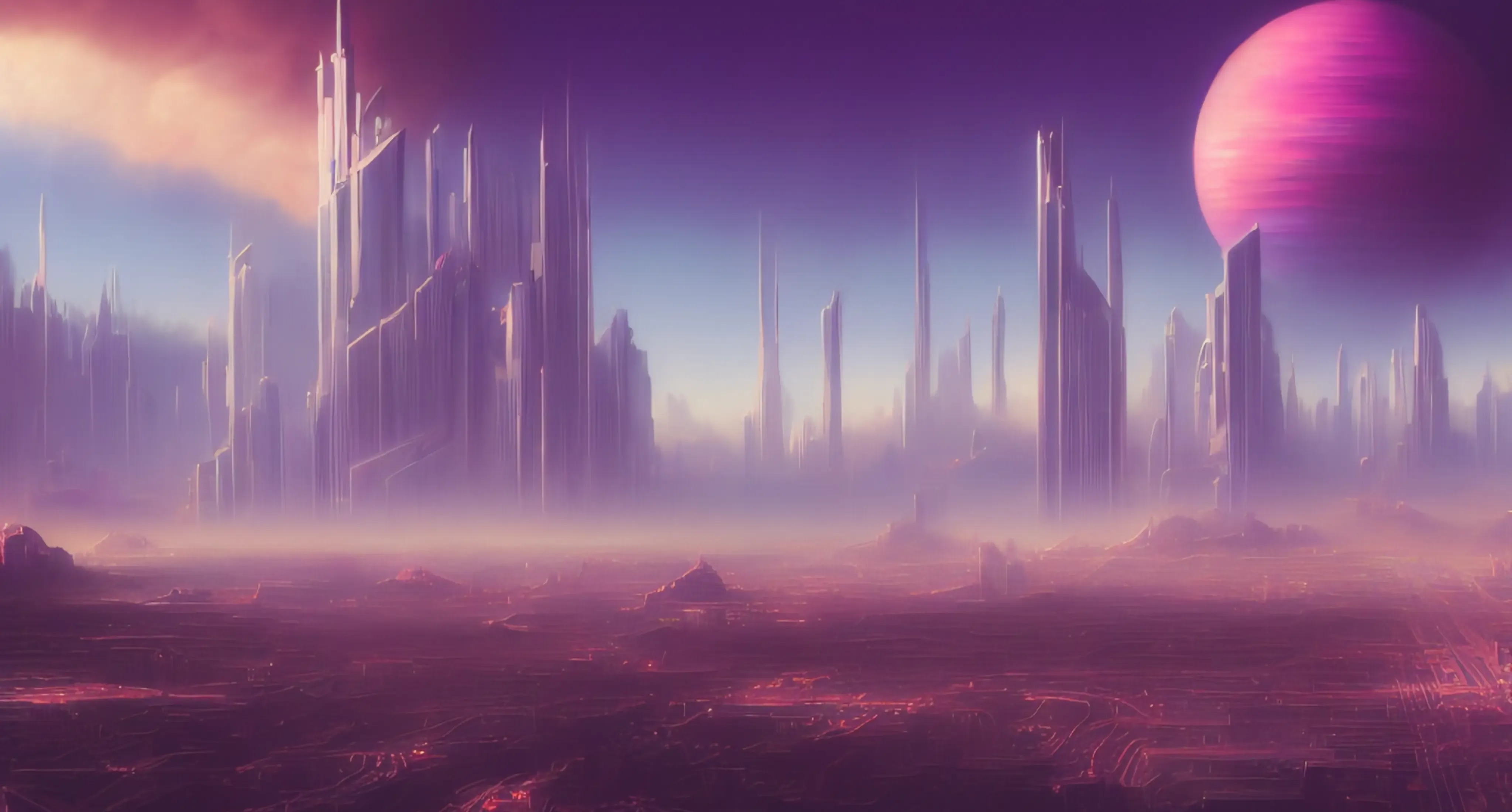Desktop wallpaper generated with Stable Diffusion, variation 11